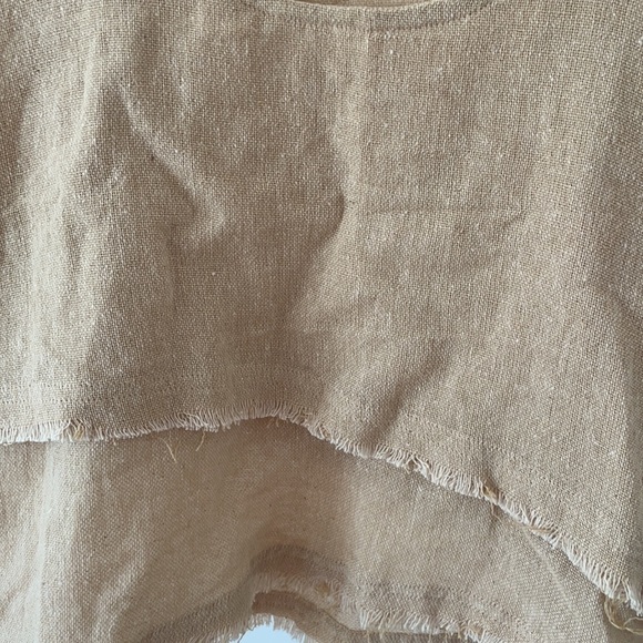 Handwoven cotton crop top - Picture 3 of 6